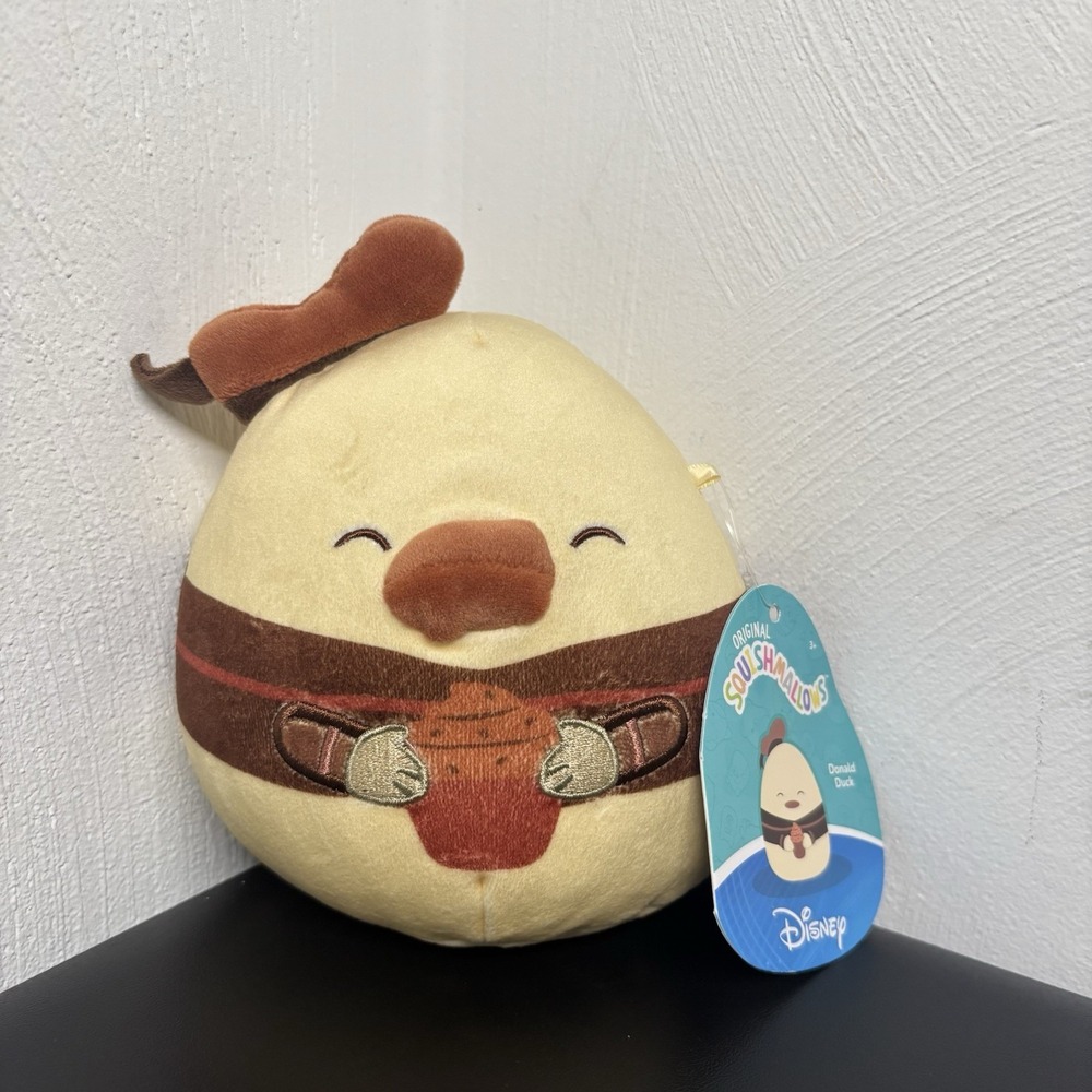 Disney Original Squishmallows Disney Donald Duck‎ Cupcake Stuffed Plushie 5"